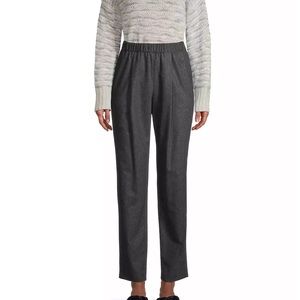 Lafayette 148 wool cashmere pull on pants trousers Small $760